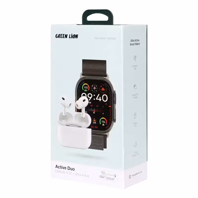 ساعت هوشمند گرین لاین مدل Green Lion Active Duo