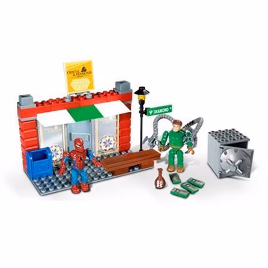 ساختنی اسپایدرمن شماره 2062 برند Mega Blocks