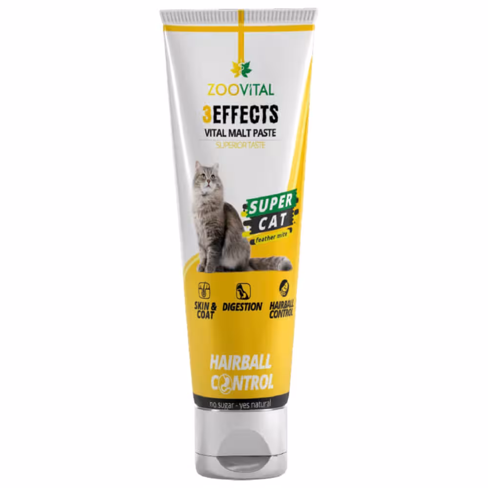 خمیر مالت و مولتی ویتامین گربه زوویتال مدل 3Effects وزن 100 گرم