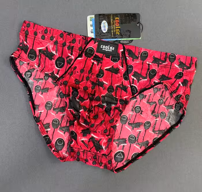 شورت مردانه اسلیپ کولسی طرح squid game