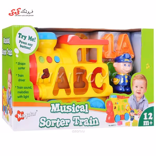 اسباب بازی قطار موزیکال فکری  ناوی استار NAVYSTAR
