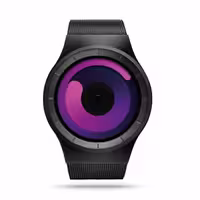 ساعت مچی زیرو مدل ZiiiRO MERCURY Black (Purple)-Unisex