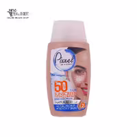 کرم ضد آفتاب رنگی پیکسل پوست چرب بژ طبیعی