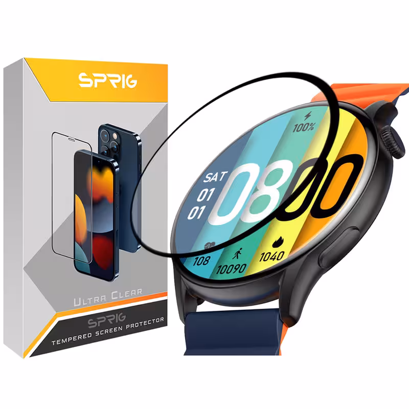 محافظ صفحه نمایش نانو اسپریگ مدل SPG مناسب برای ساعت هوشمند شیائومی Kieslect Kr Pro