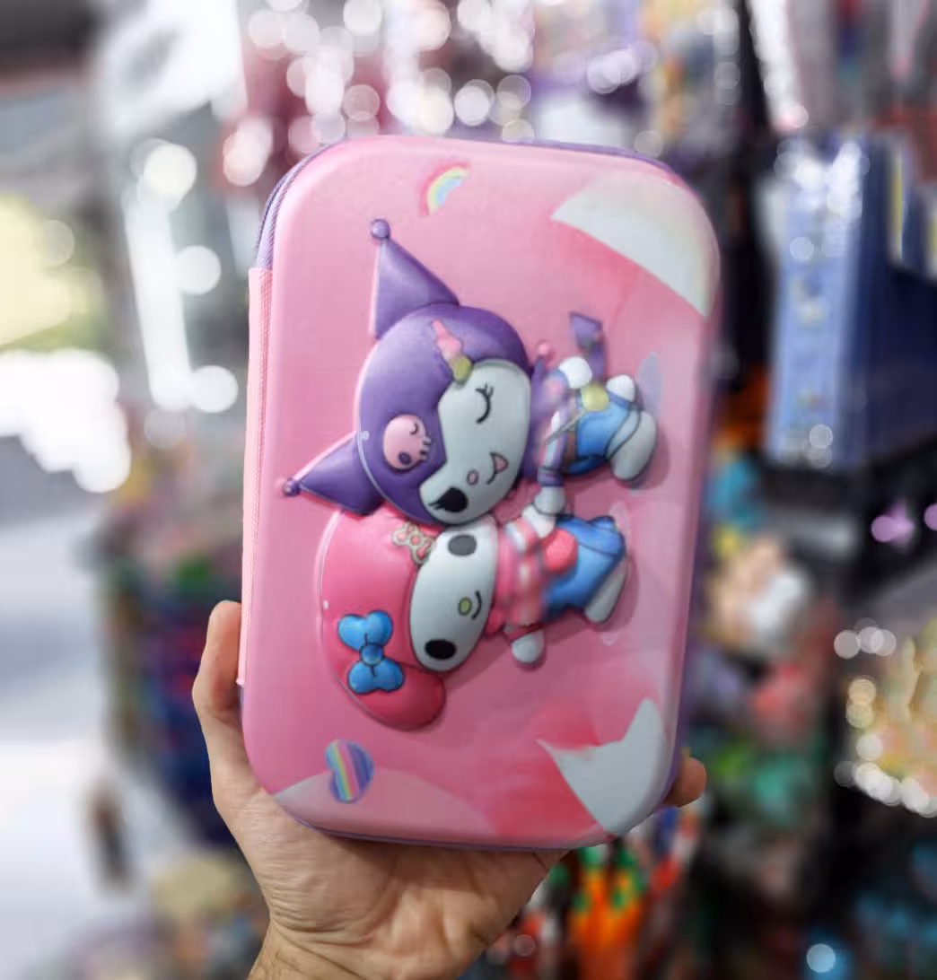 جامدادی کتابی سه بعدی بزرگ طرح کرومی 2