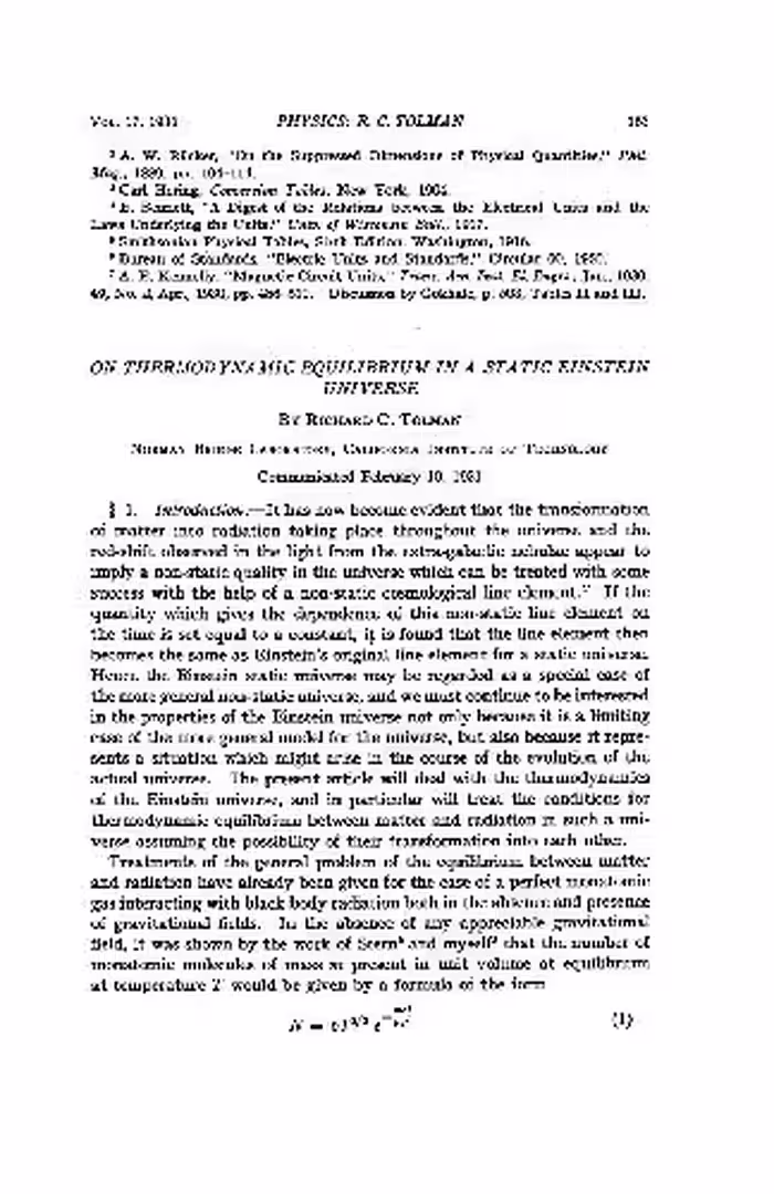 خرید و دانلود نسخه کامل کتاب On Thermodynamic Equilibrium in a Static Einstein Universe