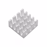 هیت سینک مخصوص پردازنده و تراشه های SMD رنگ آلومینیومی سایز 14x14x7mm