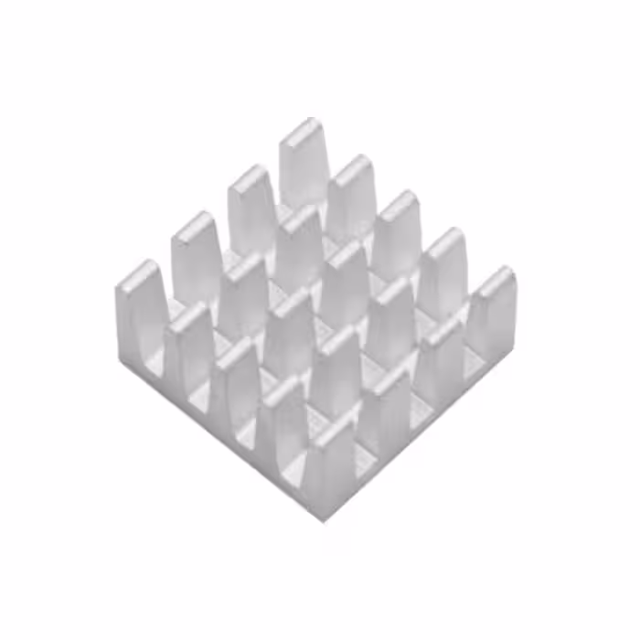 هیت سینک مخصوص پردازنده و تراشه های SMD رنگ آلومینیومی سایز 14x14x7mm