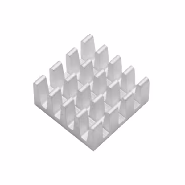 هیت سینک مخصوص پردازنده و تراشه های SMD رنگ آلومینیومی سایز 14x14x7mm