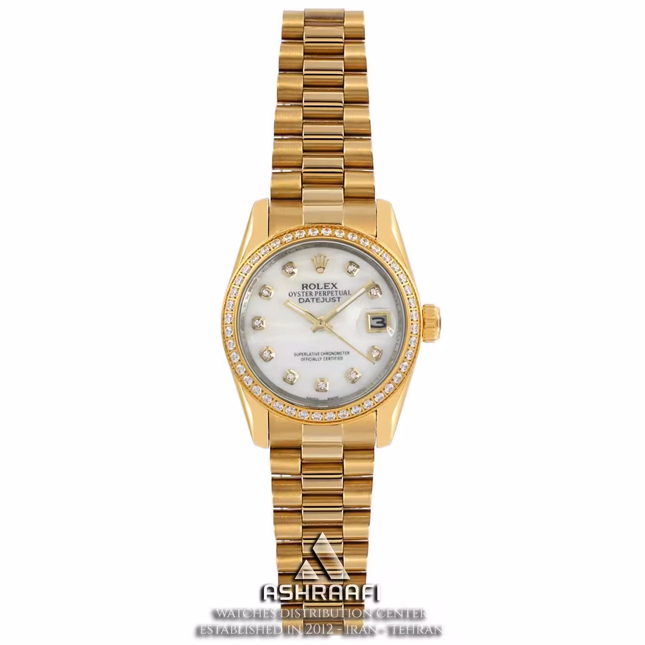 ساعت رولکس دیت جاست زنانه Rolex President Datejust 31-GW