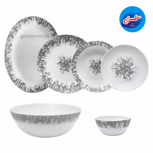 سرویس غذاخوری آرکوپال ستاره طوسی سوزنی