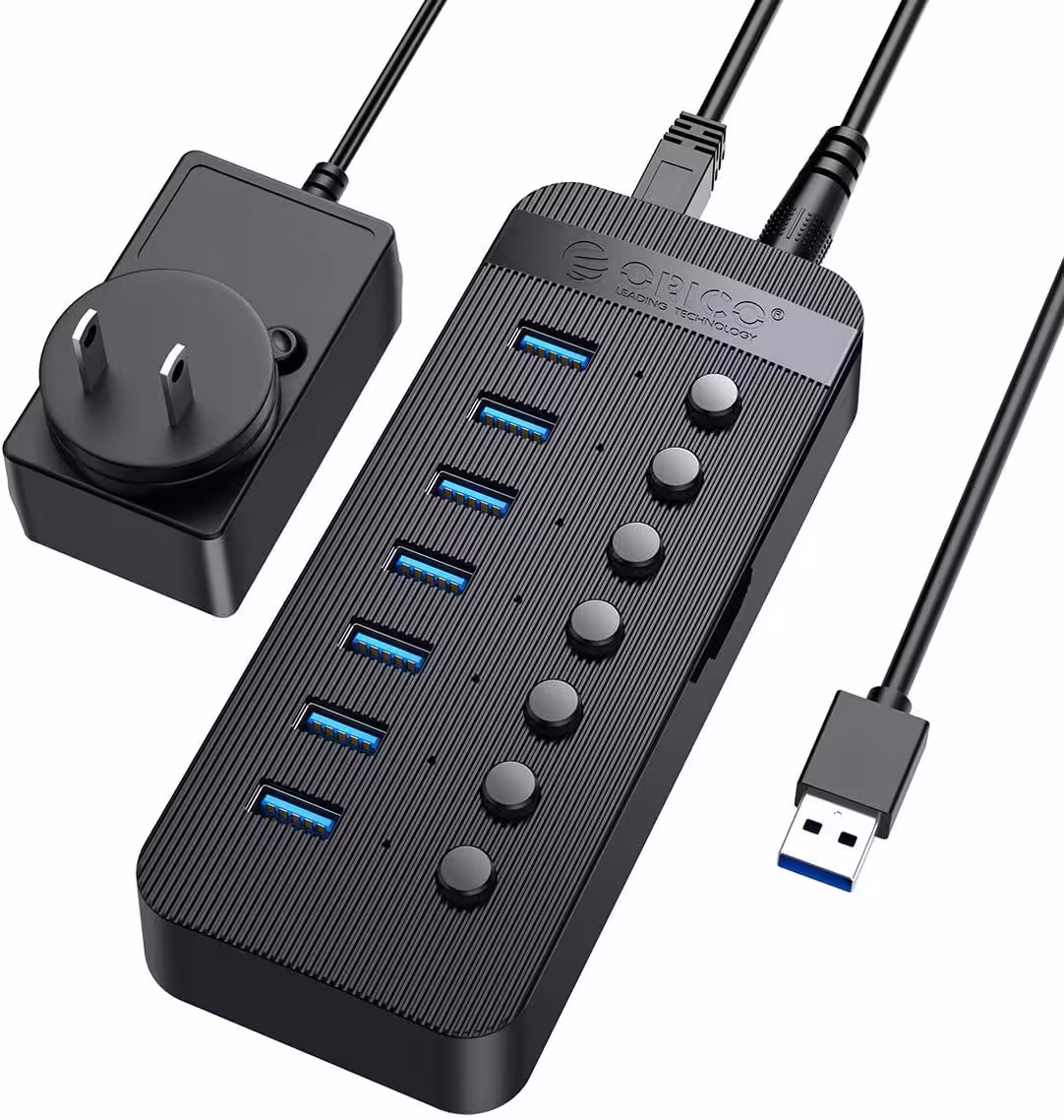 هاب 7 پورت USB 3.0 اوریکو مدل CT2U3-7AB