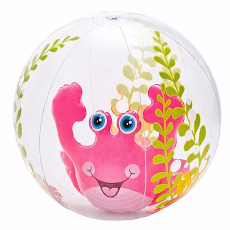 توپ بادی کودک با خرچنگ صورتی 58031