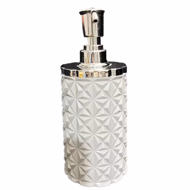 پمپ مایع دستشویی مدل  گرد کروم کد349 | کالا مکس