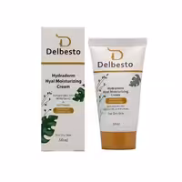 کرم مرطوب کننده دلبستو مناسب برای پوست خشک حجم 50 میلی لیتر | Delbesto Hydraderm Hyal Moisturizing Cream 50 ml