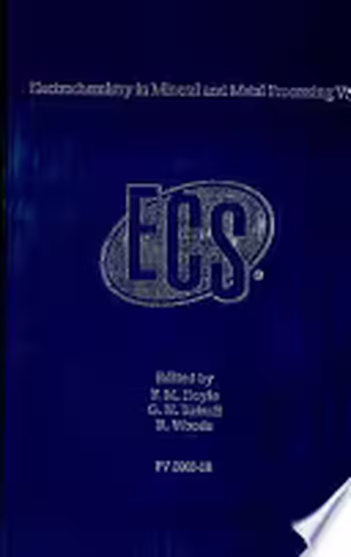 خرید و دانلود نسخه کامل کتاب Electrochemistry in Mineral and Metal Processing VI - Pdf