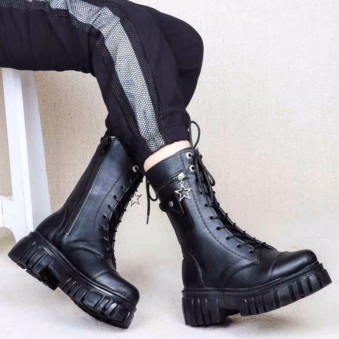 نیم بوت چند طرح ستاره(651)