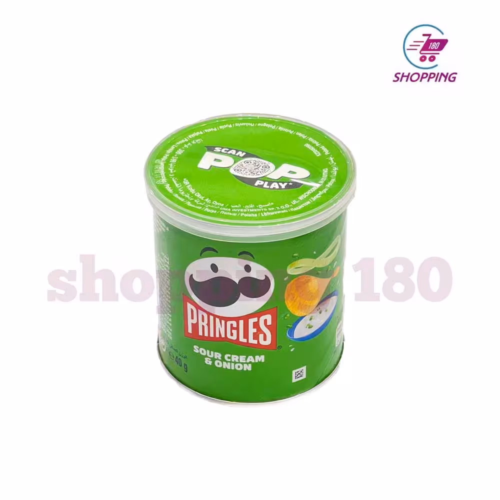 چیپس پرینگلز با طعم خامه ترش و پیاز 40 گرم