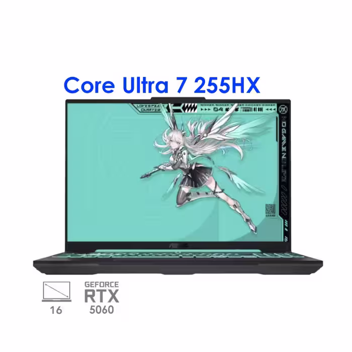 لپ تاپ گیمینگ ایسوس تاف ASUS TUF F16 FX608LM Ultra7 255HX RTX 5060 115W 16G 1T 2.5K 165Hz 2025 - پی بی 360