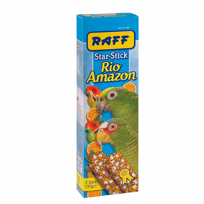 استیک ایتالیایی تشویقی طوطی های بزرگ جثه راف مدل Rio Amazon وزن 150 گرم