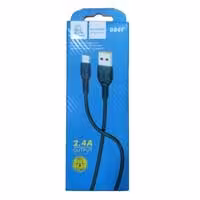 کابل شارژ و دیتا Type C 1 متری فست2.4A Denmen D06T