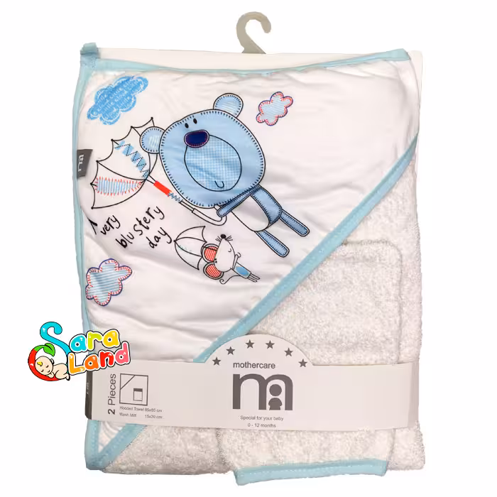حوله نوزاد پسرانه مادرکر mothercare طرح خرس و موش