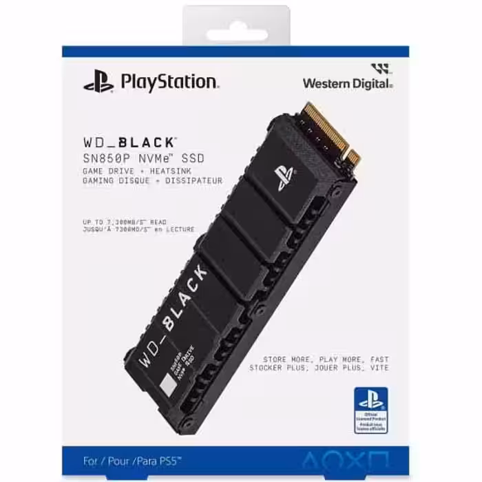 اس اس دی Western Digital 8TB SN850P NVMe SSD for PS5
