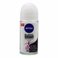 مام رول زنانه نیوآ NIVEA اصل آلمان مدل Black and White Clear حجم 50 میلی لیتر