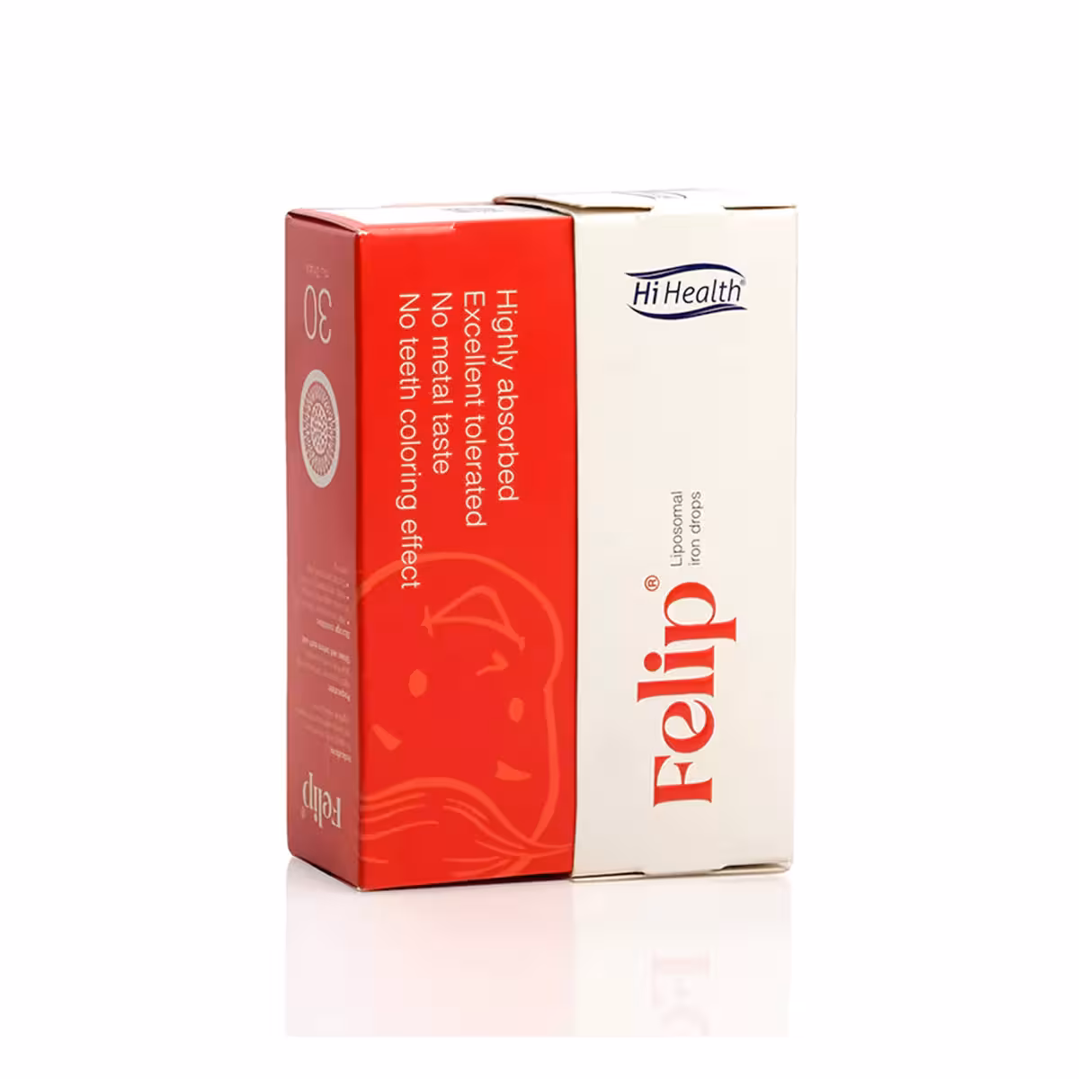 قطره آهن  فلیپ حجم 30 میلی لیتر های هلث