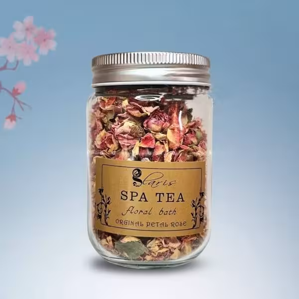 چای اسپا پدیکور گلاریس گلهای خشک و معطر تزئینی با خواص متعدد