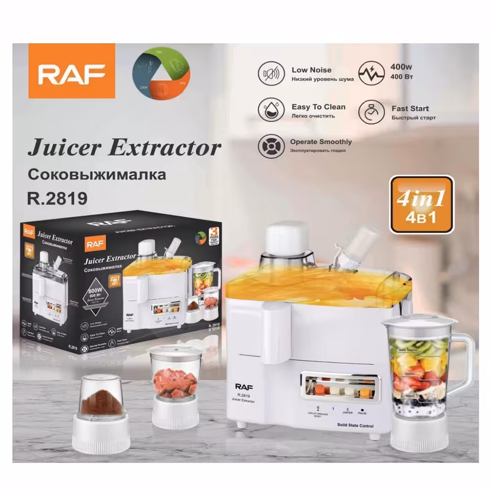آبمیوه گیری و غذاساز راف مدل R.2819