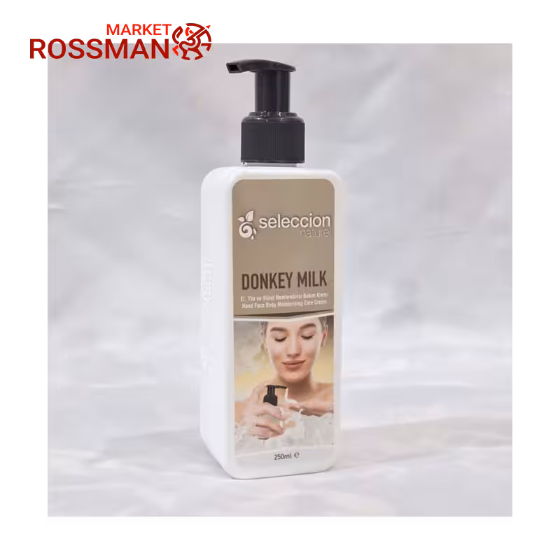 کرم مرطوب کننده سلکشن نچرال Seleccion Natural حاوی شیرالاغ حجم250میلیلیتر