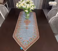 رومیزی رانر ترمه ابریشمی صفائی کد 16