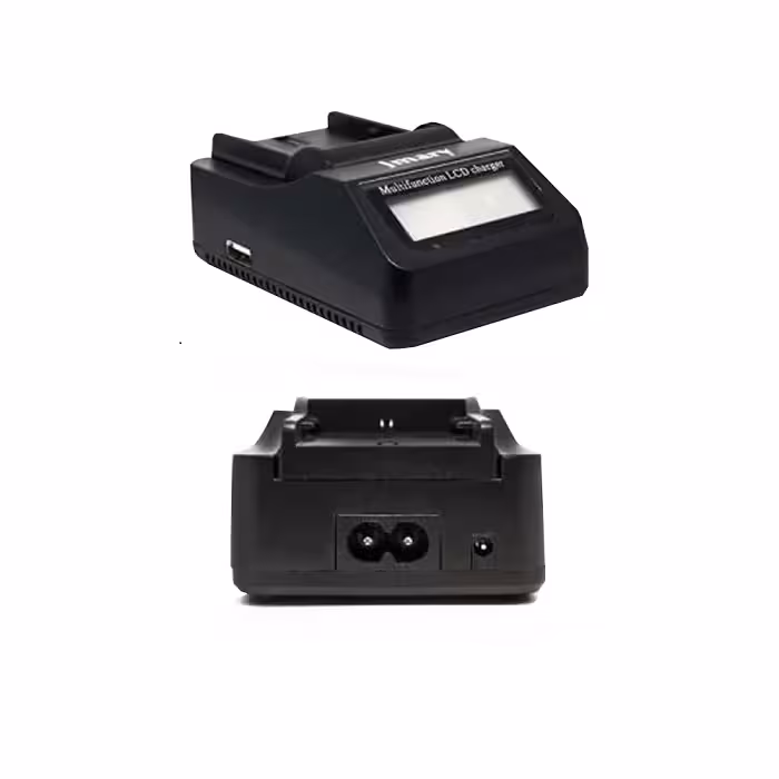 شارژر باتری دوربین جیماری AC-VQ9001 دارای صفحه دیجیتال سری F