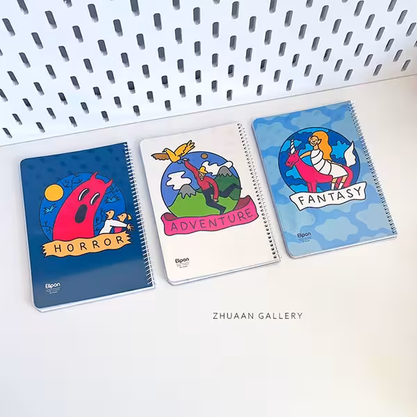 دفتر فنری مجلد 60 برگ الیپون Fantasy فانتزی