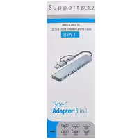 هاب USB-C مدل BC1.2 با هشت پورت