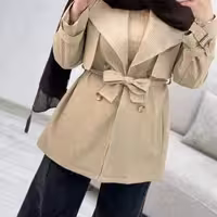 بارانی کوتاه هانی کرکره ای پاییزه