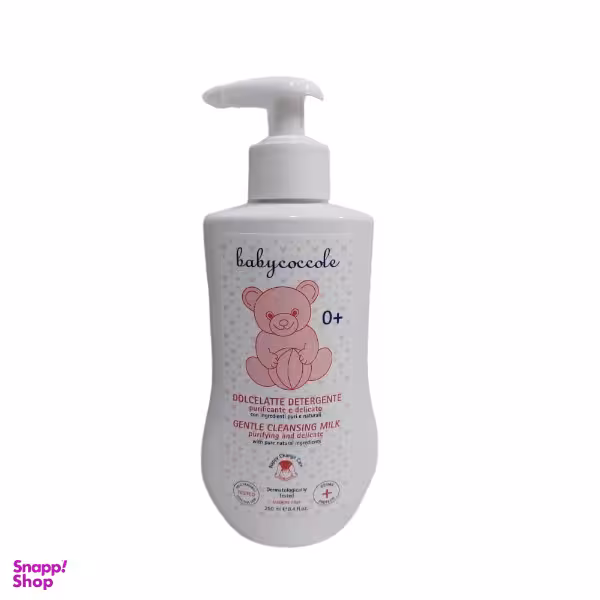 لوسيون بدن نوزاد بیبی کوکول ملايم مدل خرس صورتی حجم 250 میلی لیتر