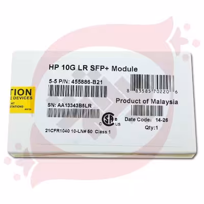 ماژول ترنسیور HPE BladeSystem c-Class 10Gb SFP  LR Transceiver 455886-B21