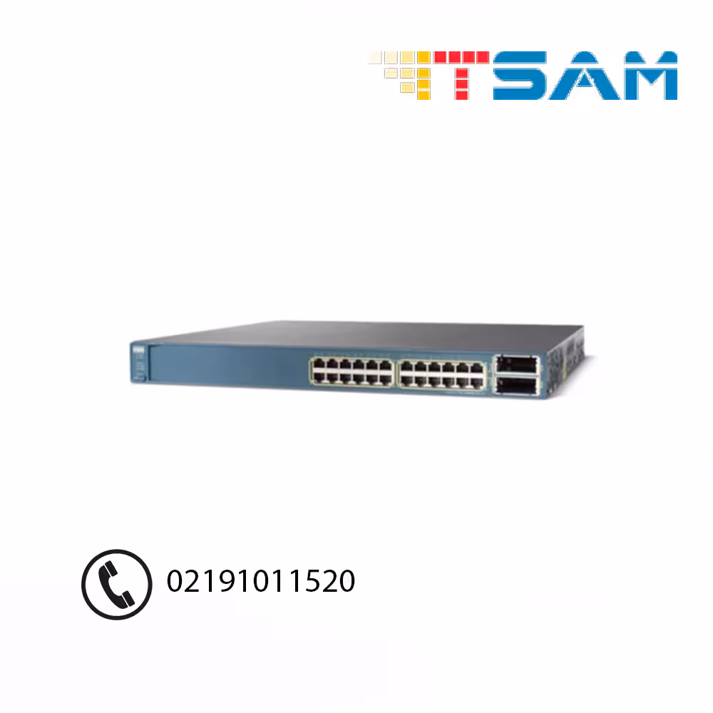 سوئیچ شبکه سیسکو 24 پورت WS-C3560E-24TD-S