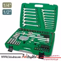 جعبه ابزار 106 پارچه پلاستیکی تاپ تول TOPTUL مدل GCAI106B