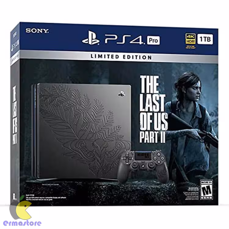 کنسول بازی PlayStation 4 Pro ریجن ۲ – باندل بازی The Last of Us Part 2 Limited Edition