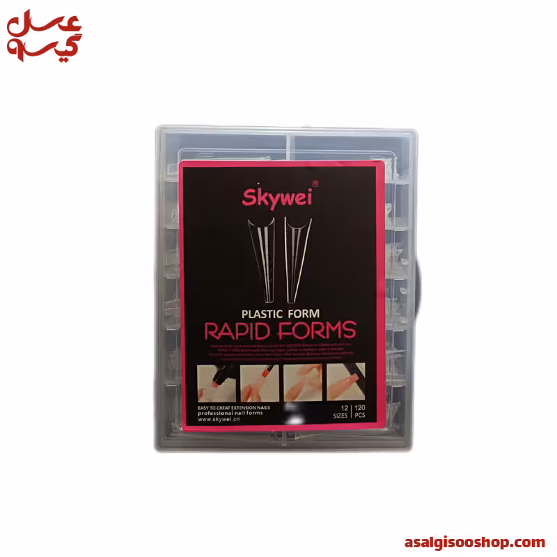 قالب کاشت ناخن راپید فرم مدل بالرین 120 pcs | کد 2760