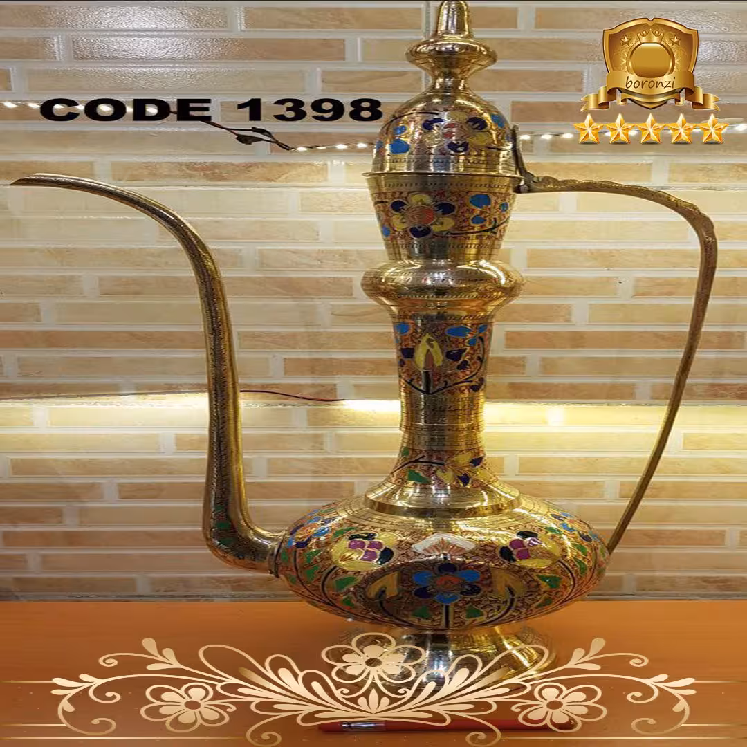 آفتابه برنجی سایز بزرگ کد 1398