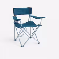 صندلی تاشو کمپینگ کچوا Quechua Folding Camping Chair – Blue – 110 KG