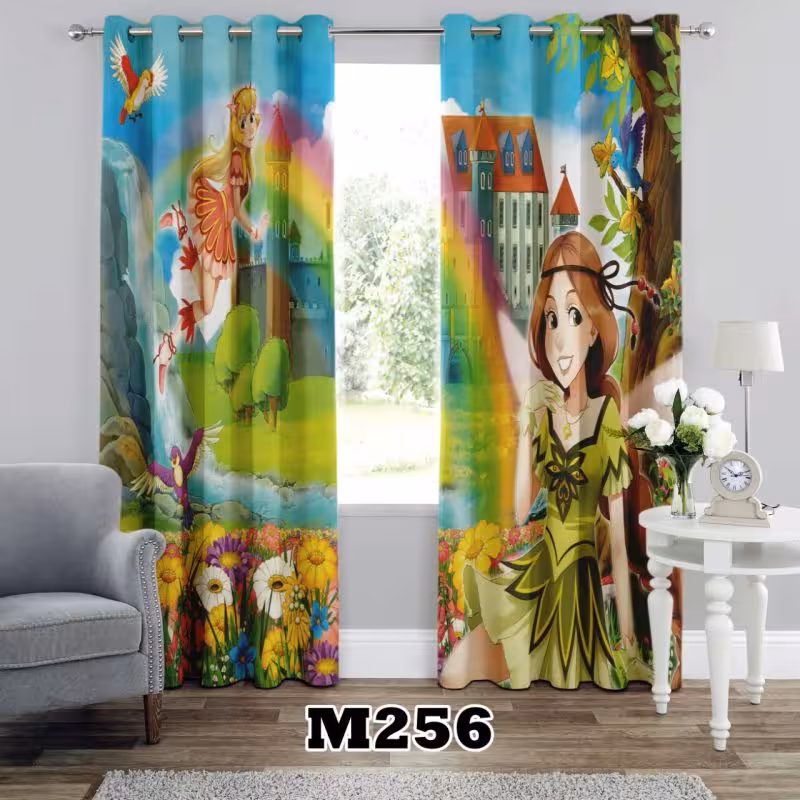 پرده سه بعدی طرح کودک