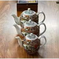 قوری طرحدار چینی بزرگ | amazonchi