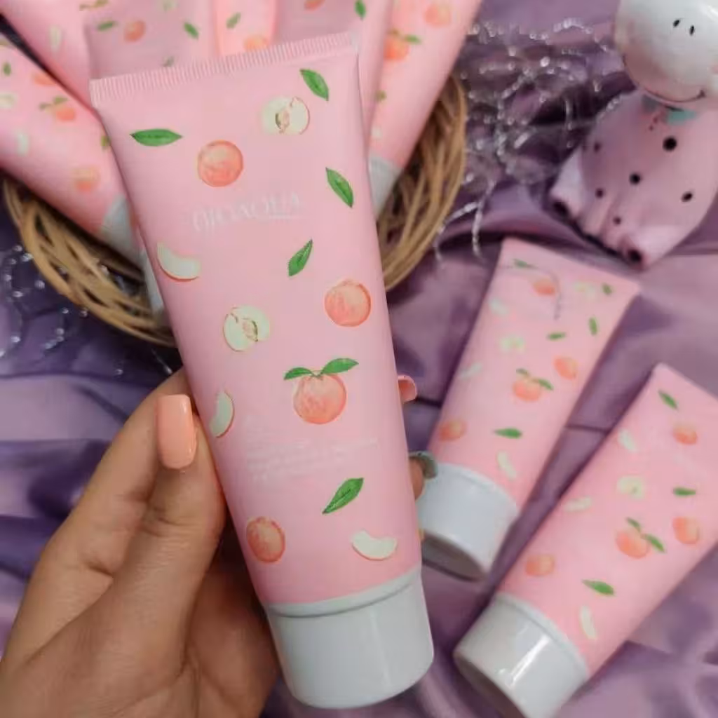 کرم تیوپی دست و صورت هلو بیواکوا 