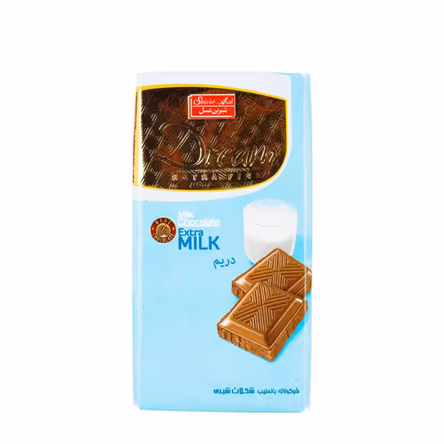 شکلات شیری مغزدار شیرین عسل 100 گرمی