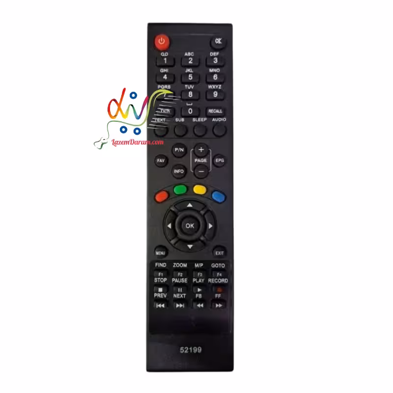 کنترل گیرنده دیجیتال سیم آران 52199